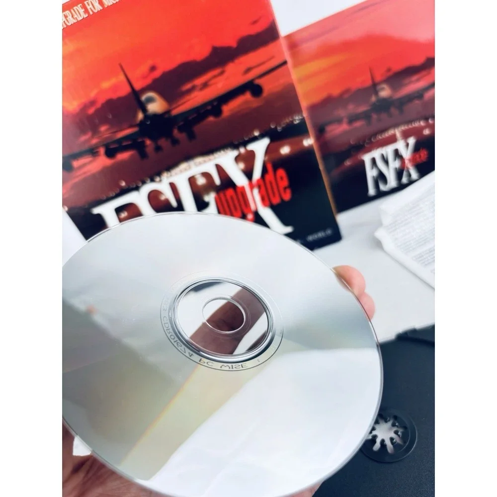 FSFX Upgrade for Microsoft Flight‎ Simulator Vintage 1996 CD Handbook Computer